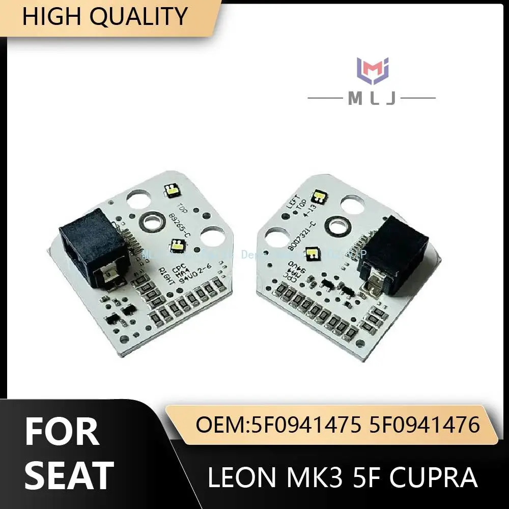 

5F0941475 5F0941476 For Seat Leon MK3 5F Cupra DRL LED daytime running lights board module 2013-2016 replace OEM White