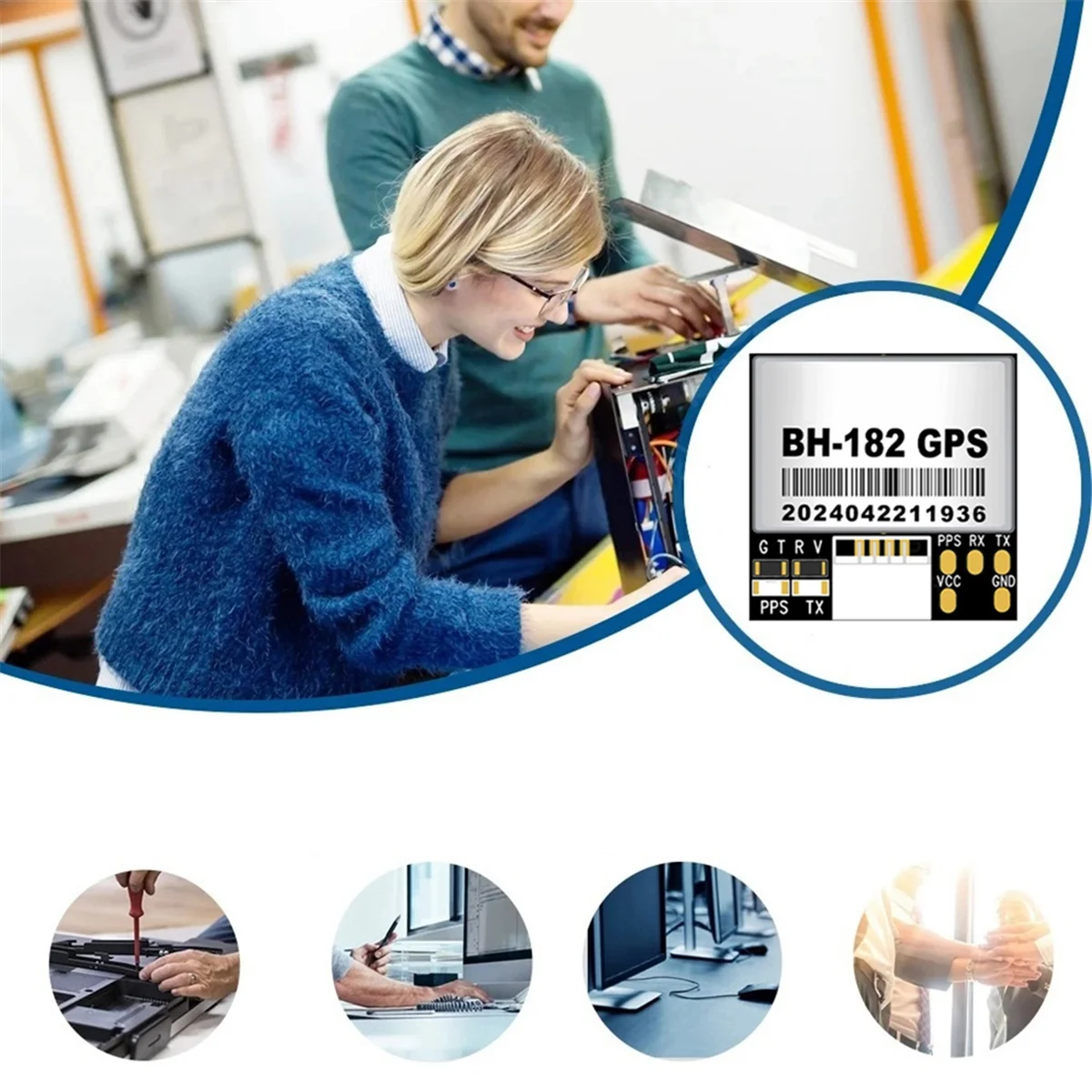 For Beitian BH-182 Module GNSS GPS Antenna Receiver Module for Long Range FPV Racing Drone Airplane F4 F7Flight Control