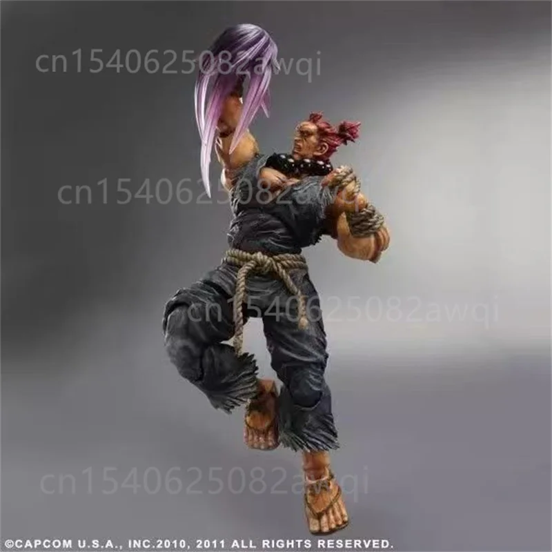 Play Arts PA Ultra Street Fighter Ryu Ken Masters Storm Toys USFII: The Final Challengers Ryu Ken Akuma Action Figure Toy 21CM