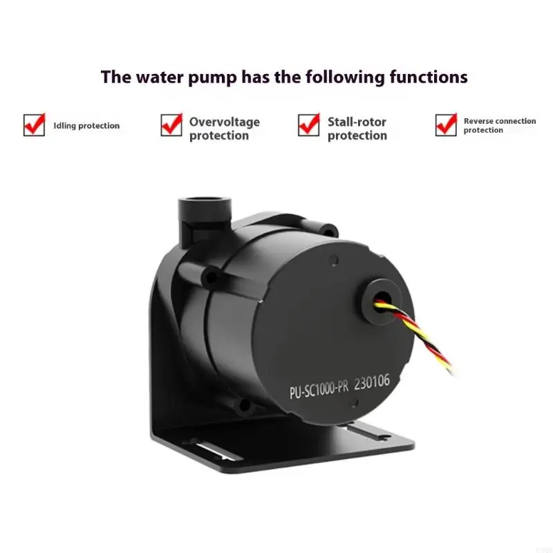 

C90F PU-SC1000 1200L/H Water Heat Dissipation Adjustable Speed for PC Desktop