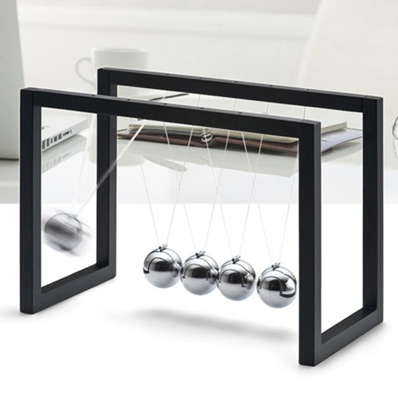 Creative decompression Newton pendulum, advanced touch ball balance ball momentum conservation tabletop ornament