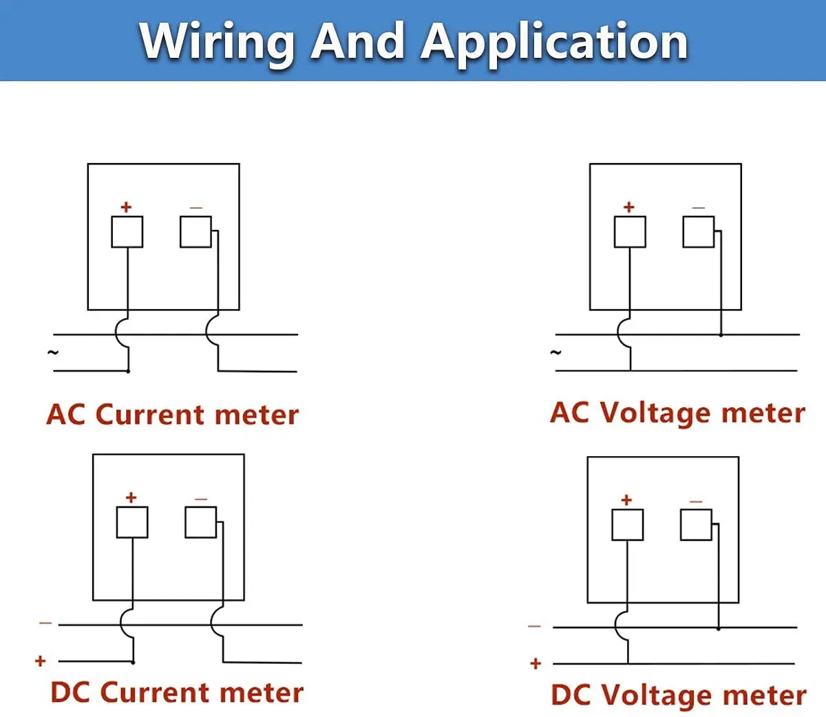 44c2 DC positive and negative ammeter microammeter milliammeter ± 25ua 50mA 5A 10A two way instrument - + 80 * 100mm size