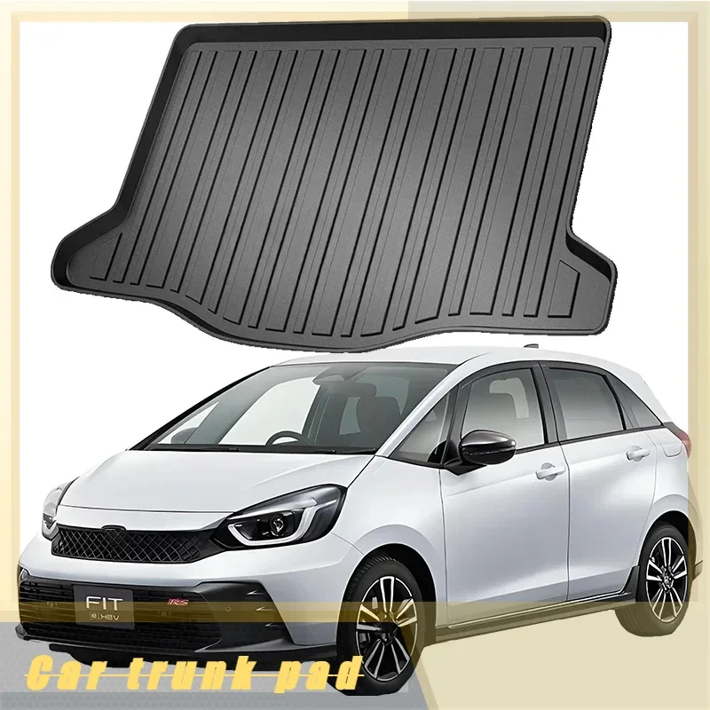 Car Auto Rear Boot Cargo Liner Tray Trunk Mat Carpet for Honda Fit 2008-2024 Cushion Pad Carpet Pad Anti-dirty Anti-water