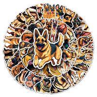10/30/50PCS Cartoon German Shepherd Cute Dogs Sticker Animals Luggage Car Guaitar Skateboard Phone Laptop Bicycle Stickers F5