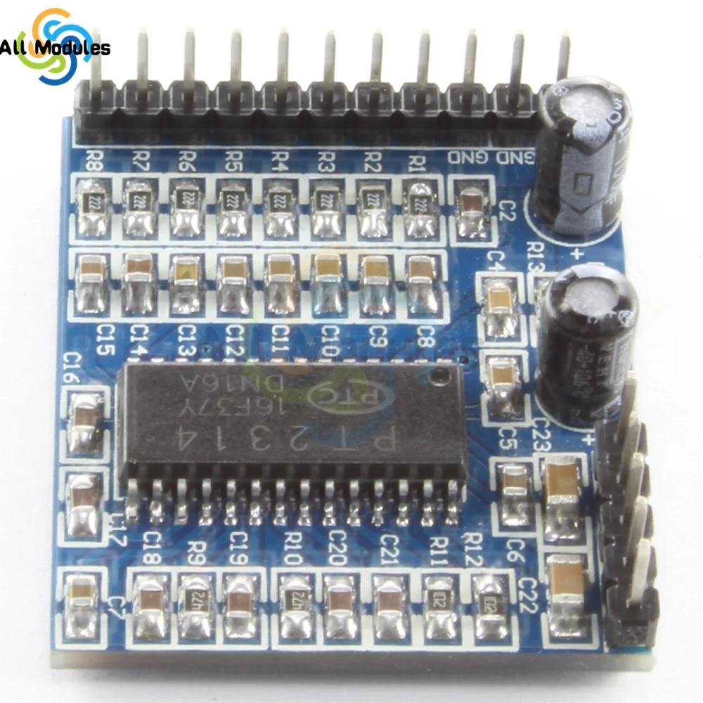 DC6V-10V PT2314 Sound Quality Adjustment Module Sound Effect Processing Module IIC I2C For Arduino