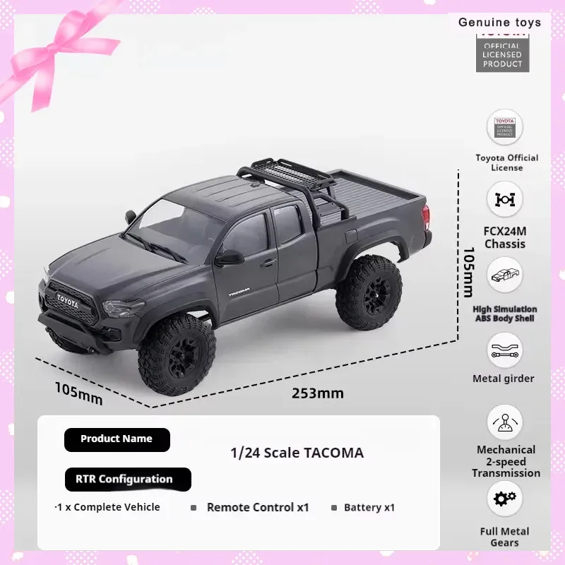 2025 نموذج جديد Fms تاكوما محاكاة 1/24 التحكم عن بعد تسلق سيارة Rc على الطرق الوعرة مركبة Fcx24m لعبة التحكم عن بعد هدية بقعة #1
