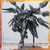Changlong 7701 MGEX Zgmf-X20A Strike Freedom Midnight Black Action Figure 1/100 Scale Assembly Model Kit Seed Anime Free Gift