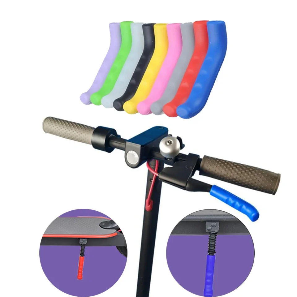 Silikon Anti-slip Brems Griff Griffe Elektrische Roller Gel Hebel Abdeckung Für Xiaomi M365 PRO Mi3 4 Pro schutz Hülse Fall – Detail 7