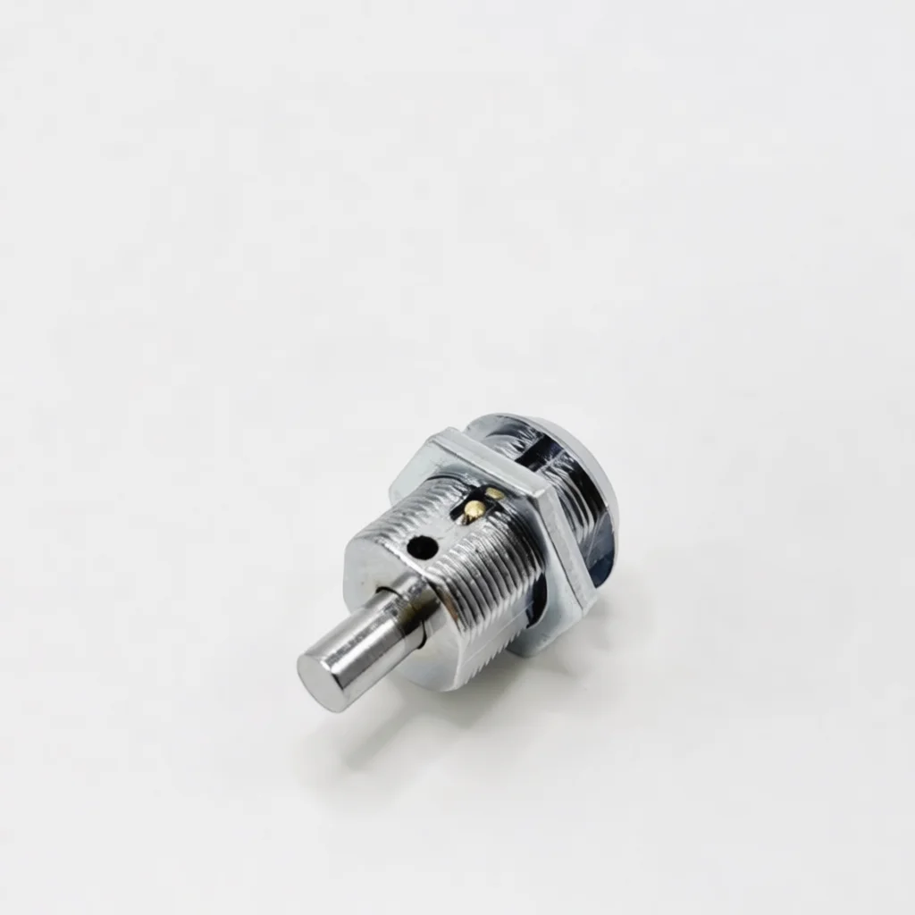 Zinc Alloy Plum Blossom Push Lock Telescopic Tongue Cabinet Latch Spring Loaded Security Handle For Vending Machine Showcases