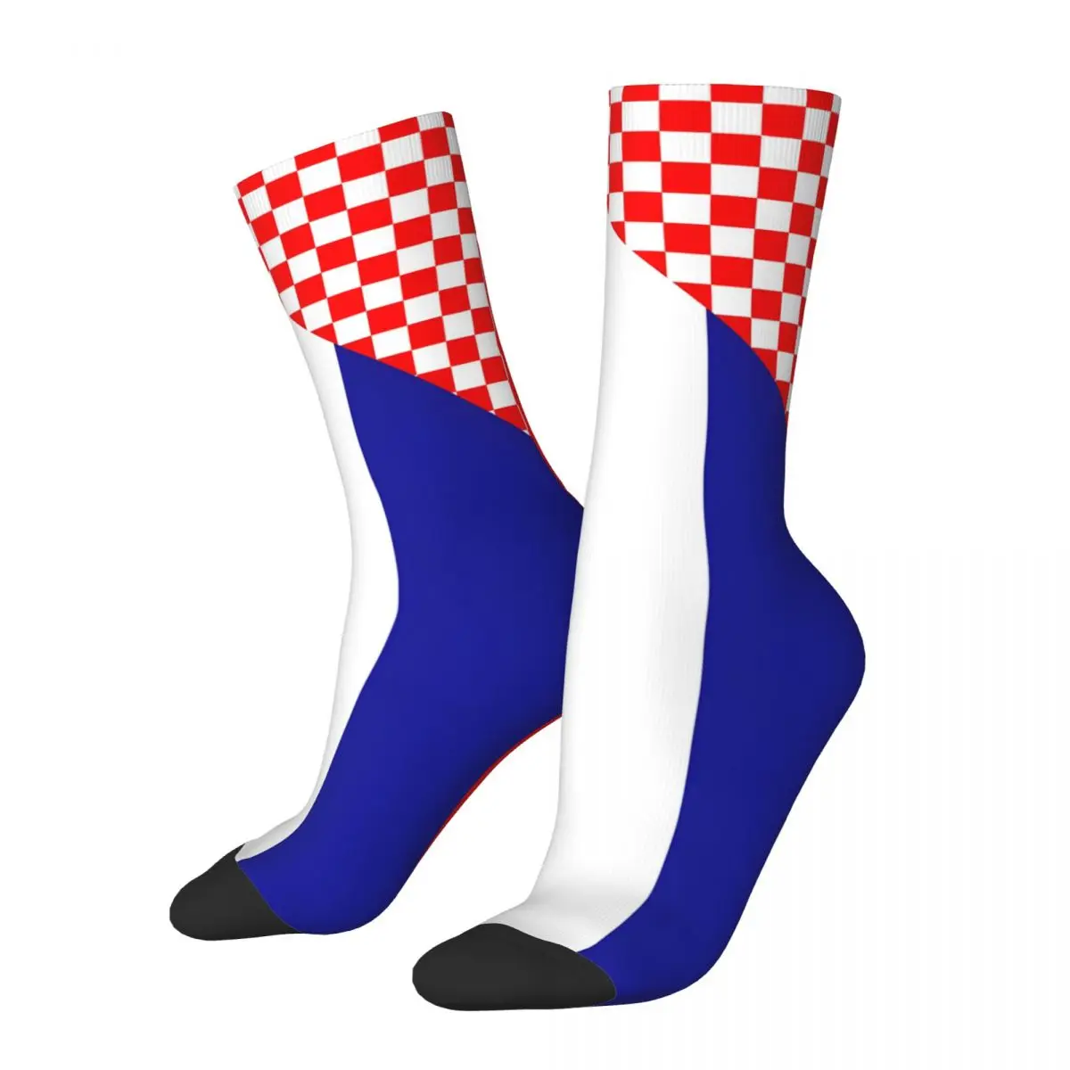 Elin Compression Feel of Croatia DermatStyle Chaussettes pour Hommes, Vintage Quality Pattern Crew Sock, Nouveauté