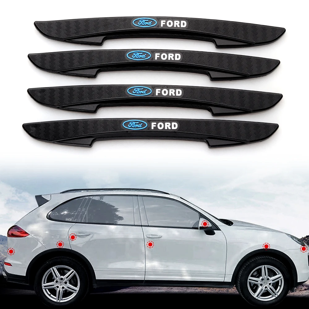 Car Door Protector Stickers Anti-collision Protector Side Edge Protection Guards Stickers For Ford Focus MK2 MK3 Ranger Fiesta S