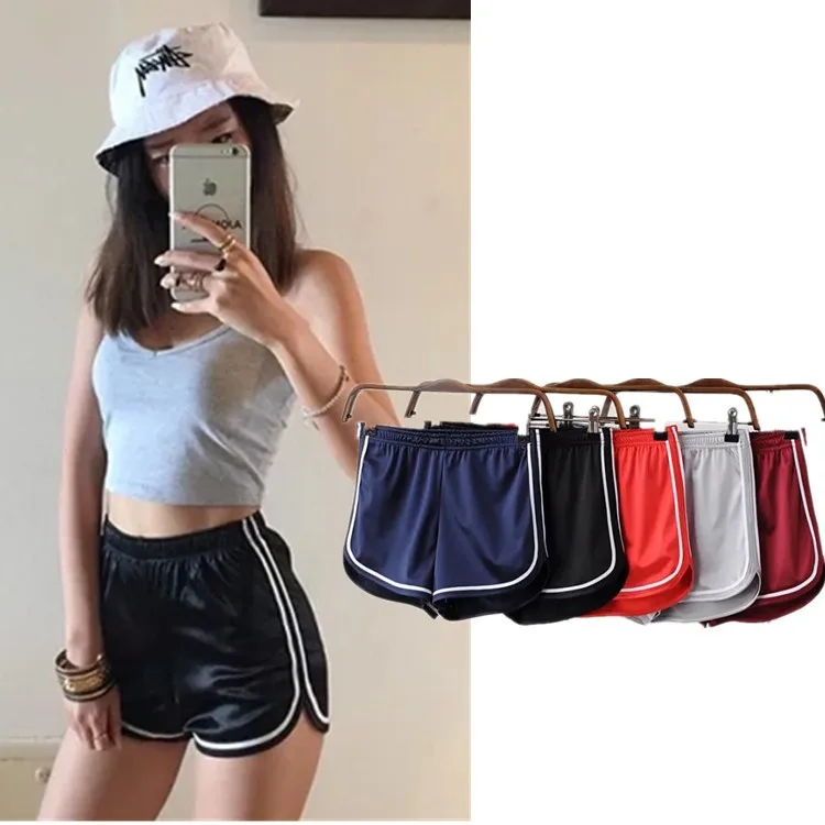 

Женские спортивные шорты Smooth Fitn Sport с высокой талией, хлопковые, с эффектом подтяжки ягодиц, летние, новинка, повседневные брюки для женщин среднего возраста