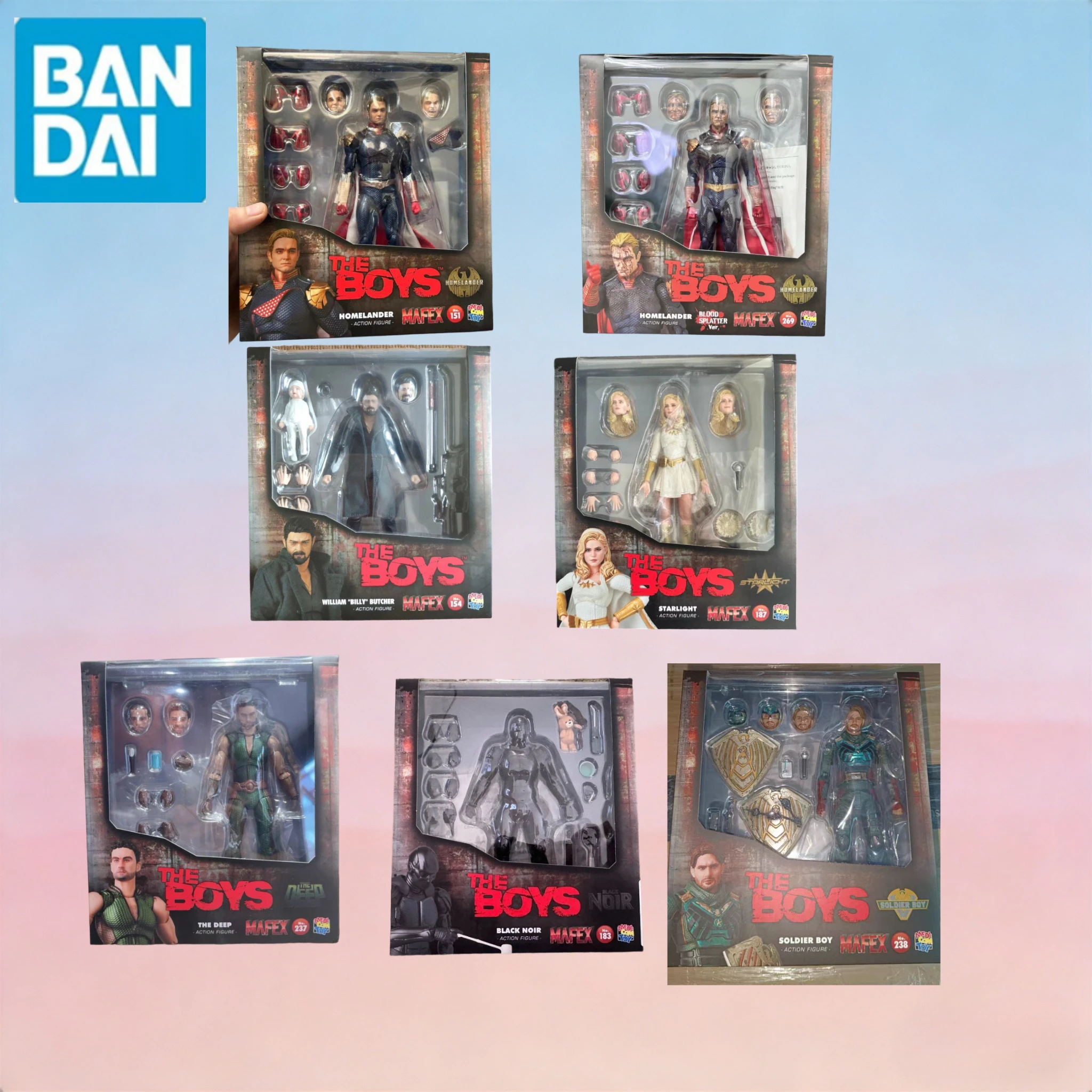 

В наличии: Оригинальная коллекционная фигурка MAFEX The Boys 1/12, модель для подарка