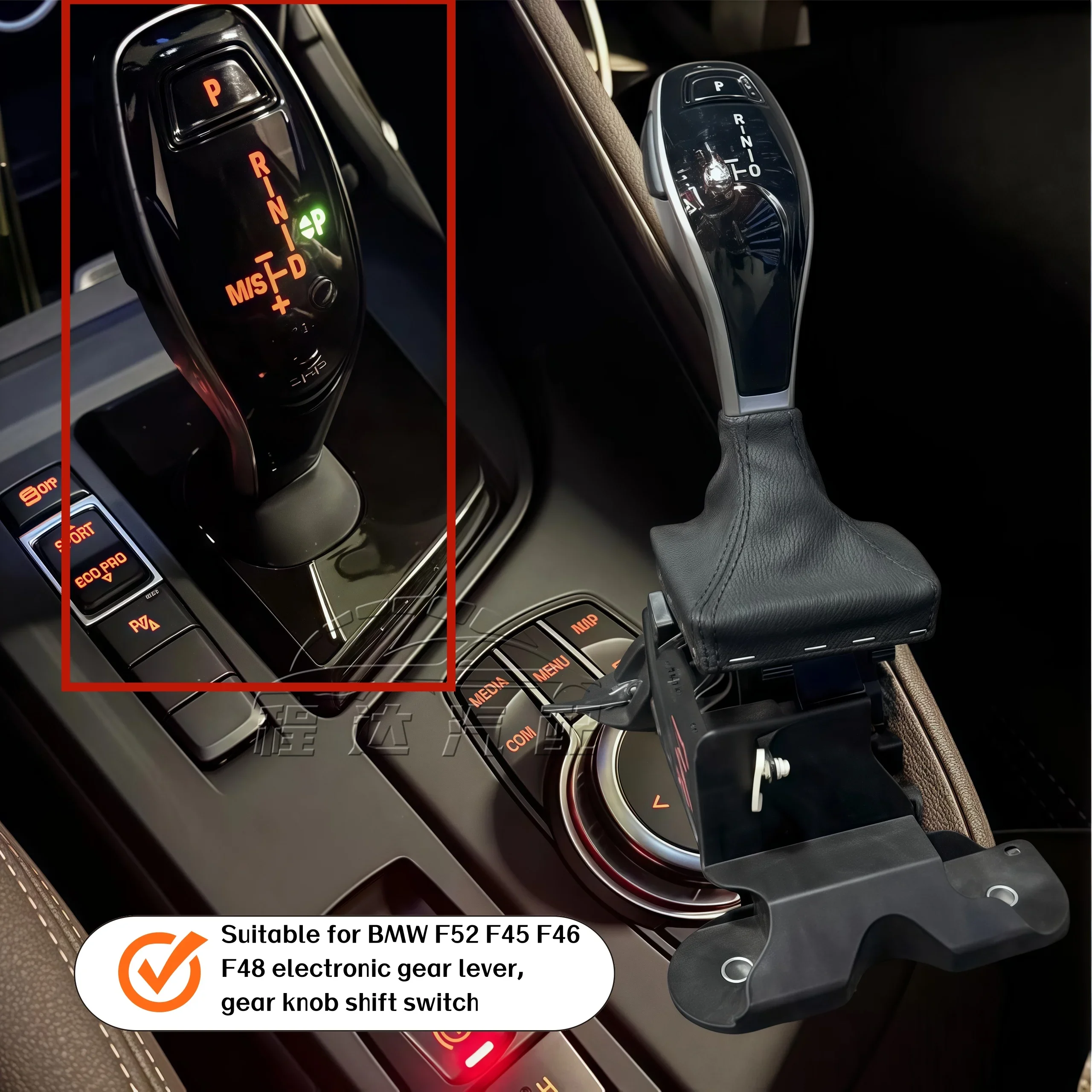 Premium Compatible Electronic Gear Lever&Shift Knob for 2 X1 X2 -Series F52 F45 F39 F48 Etc Auto Parts P Button Switch Kit