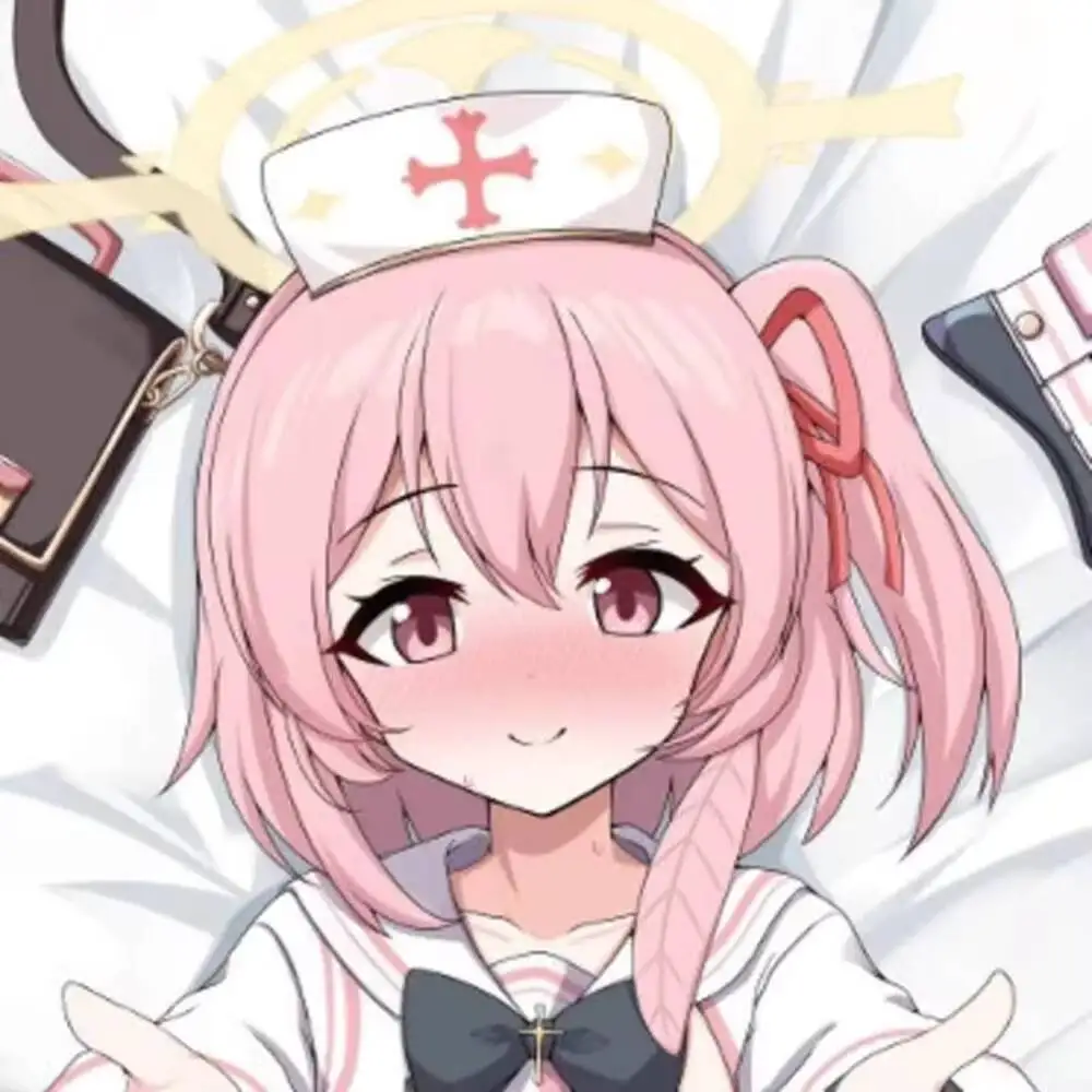 Japanese Blue Archive Anime セリ ナ Sexy Pillow Case Dakimakura Cozy Cushion  Cover Linen Gifts SS