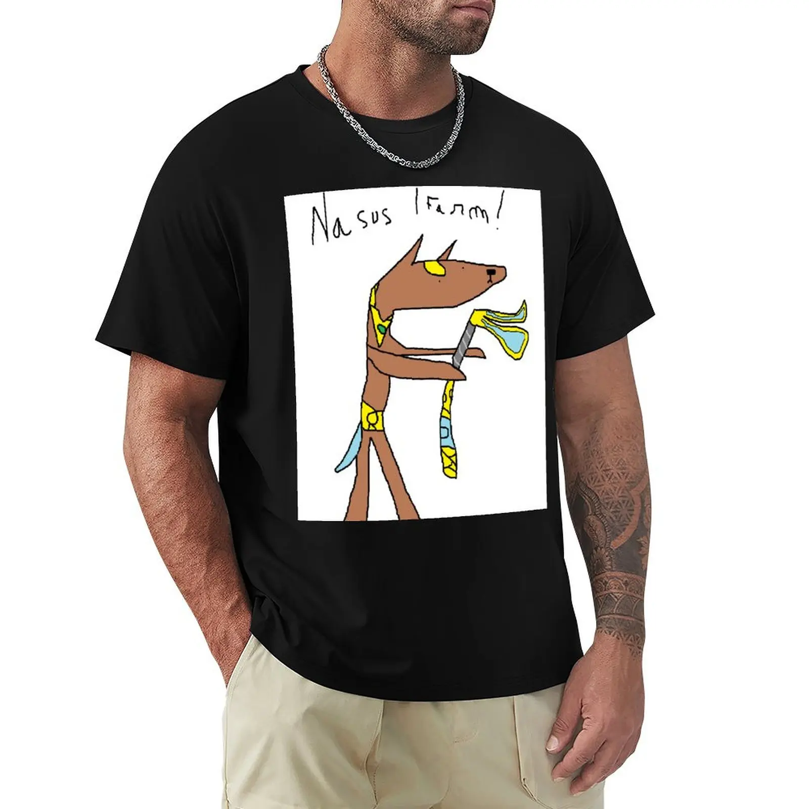 Granja Nasus! ! Camiseta de talla grande con ajuste cómodo