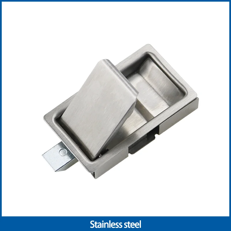 

Stainless Steel Pull Plate Spring Lock Industrial Electrical Automation Distribution Box Toolbox Pull Type Flat Lock