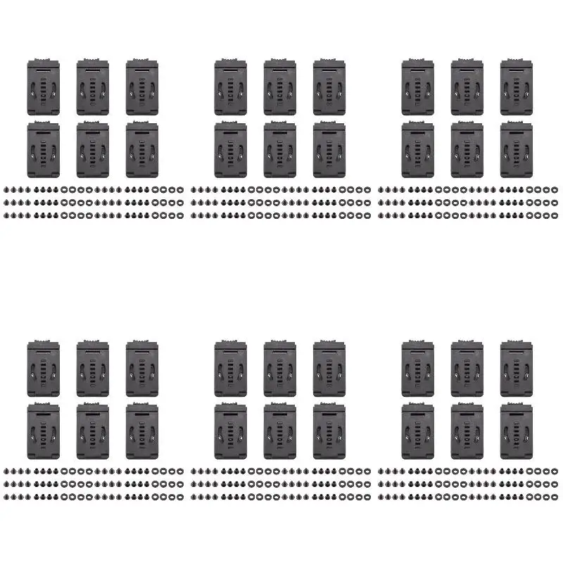 6Pack X(6PCS Travel Buckle Large Lok Belt Clip Loop for Knife Kydex Sheath with Hardware Special for DIY