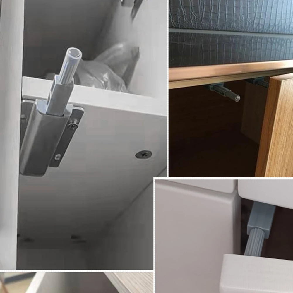 

10 шт. Демпферы для плавного закрывания, бесшумные доводчики для выдвижных ящиков, невидимые ручки-доводчики для дверей шкафов