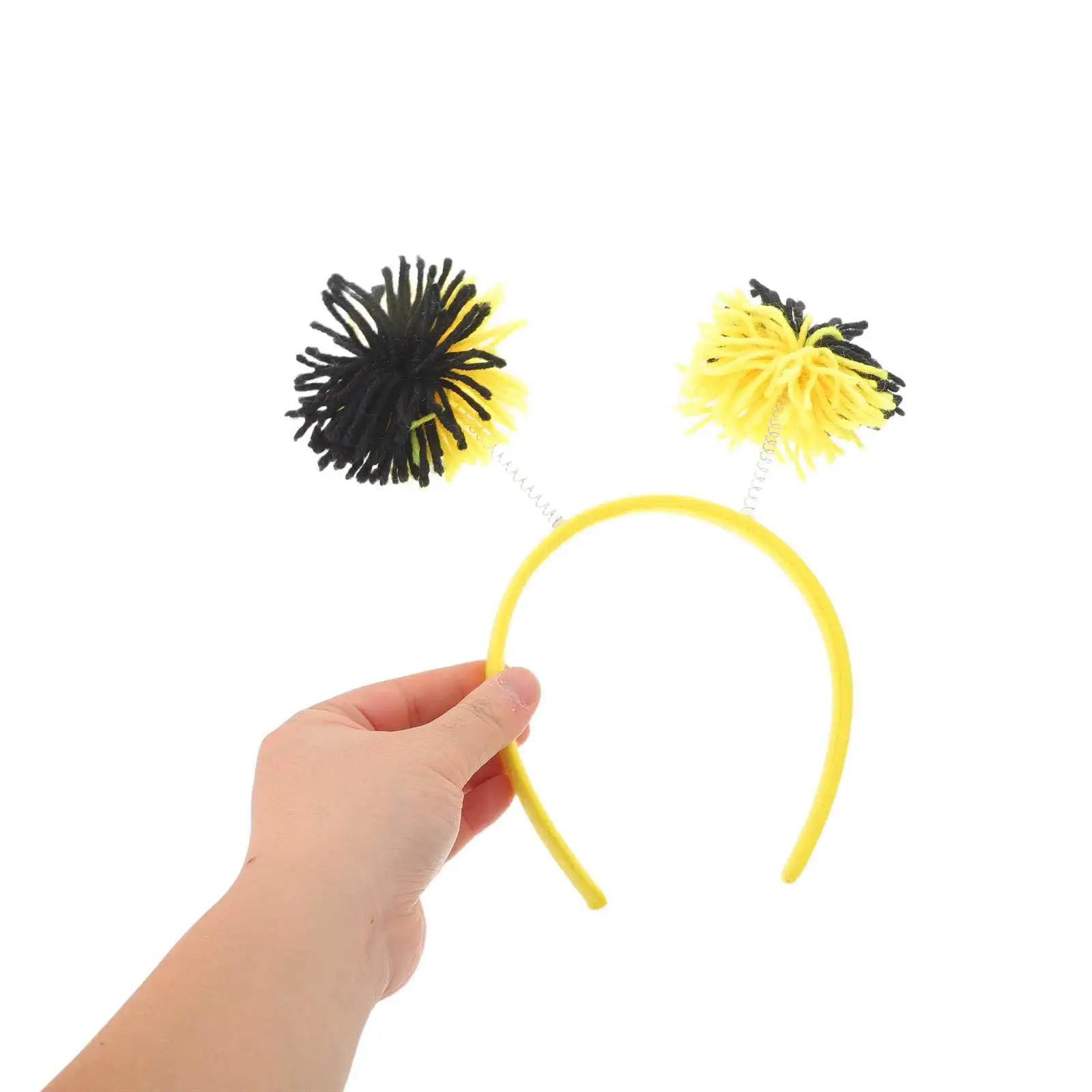 

Набор из 4 повязок на голову с помпонами в виде пчел, милые повязки-помпоны в стиле фестиваля, для косплея, вечеринок, школьных представлений, украшения на день рождения