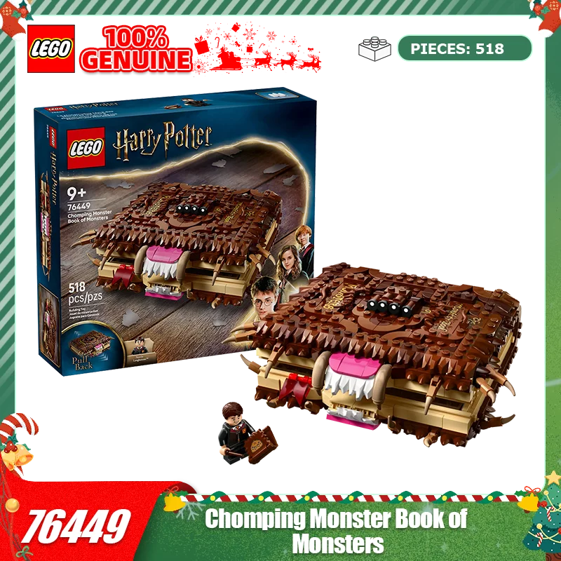 

LEGO building blocks assemble Harry Potter 76449 biting monsters book for boys and girls, children's toys, Christmas gifts