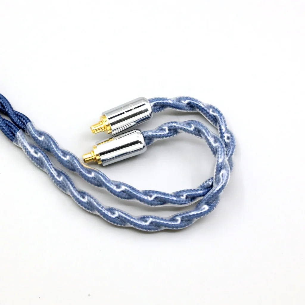 99% чистый серебро OCC Графеновый сплав с полным рукавом кабель для наушников Dunu T5 Titan 3 T3 (увеличенная длина MMCX) LN008614