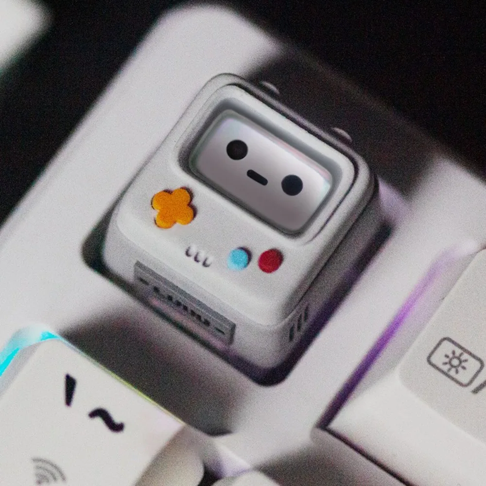 Cute Resin Mechanical Keyboard Keycap Handmade Retro Game Consoler-Shpaed Keycaps Artisan Craft Keyboard Accessory for ESC Key