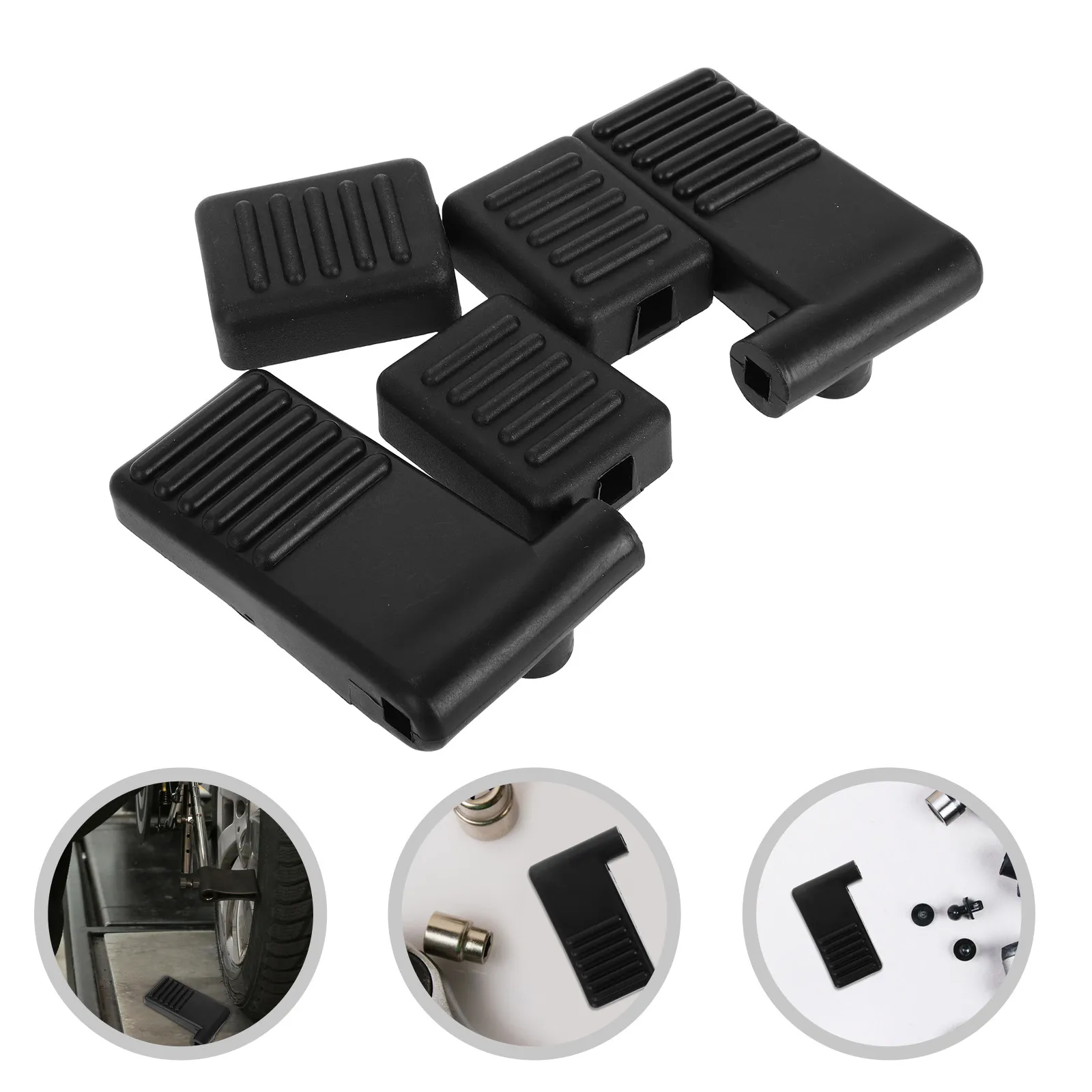 

5Pcs Plastic Foot Pedal Tire Changer Air Control Pedal Vehicle Tire Machine Attachment Stable Reliable Easy Use