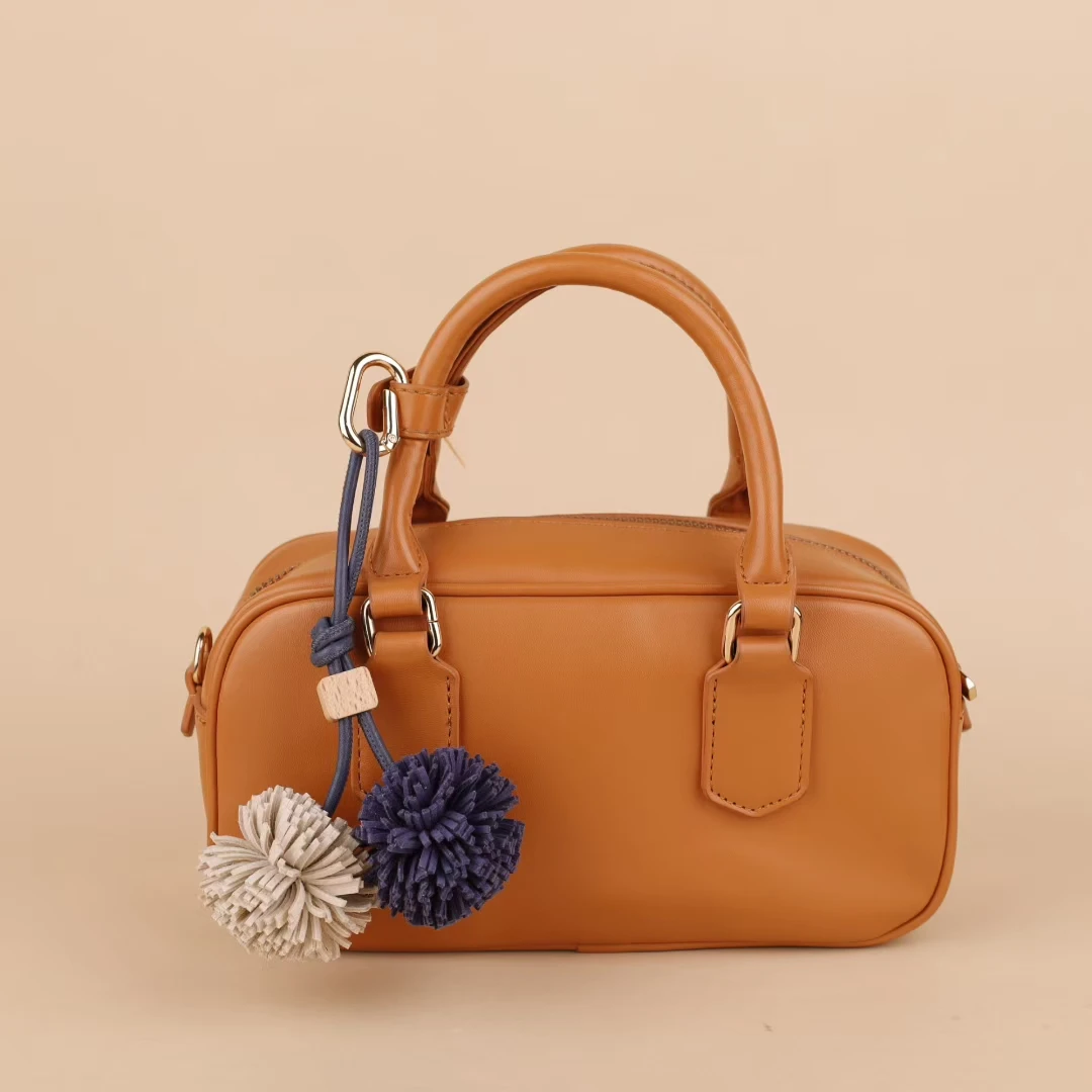 

Leather Trick Bag Charm Pendant Hanging Decoration Ornament For Handbag Backpack Purse Keyring 4 Colors 3 Sizes