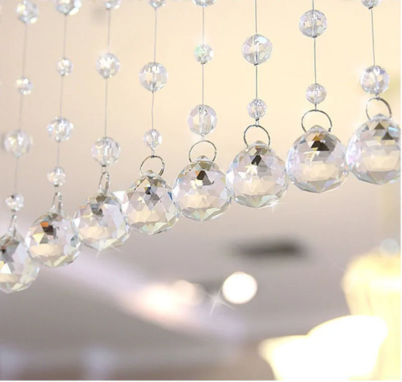 Fashion Crystal Glass Bead Curtain Indoor Home Decoration Luxury Wedding Backdrop Decoration Supplies Background Decoration
