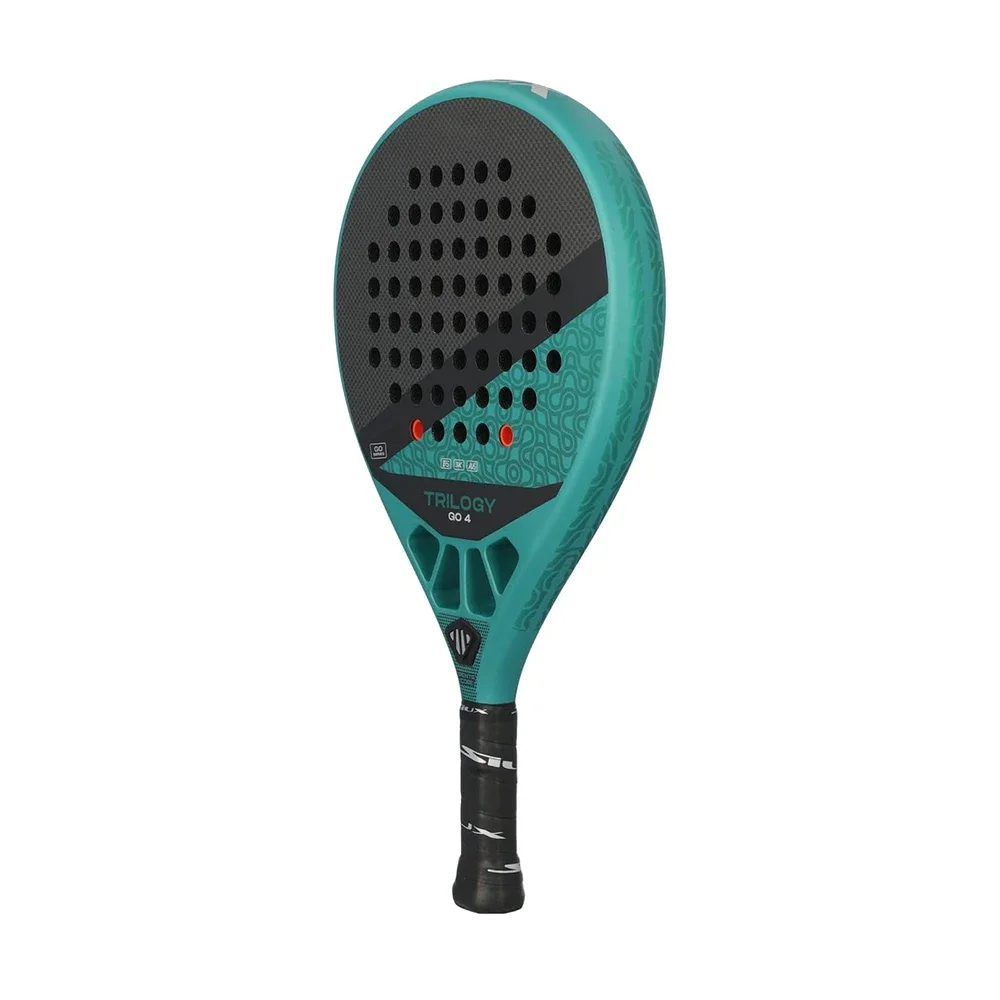 Raquete de tênis padel profissional, rosto macio, fibra de carbono, leve, equipamento esportivo de eva elegante, alta qualidade