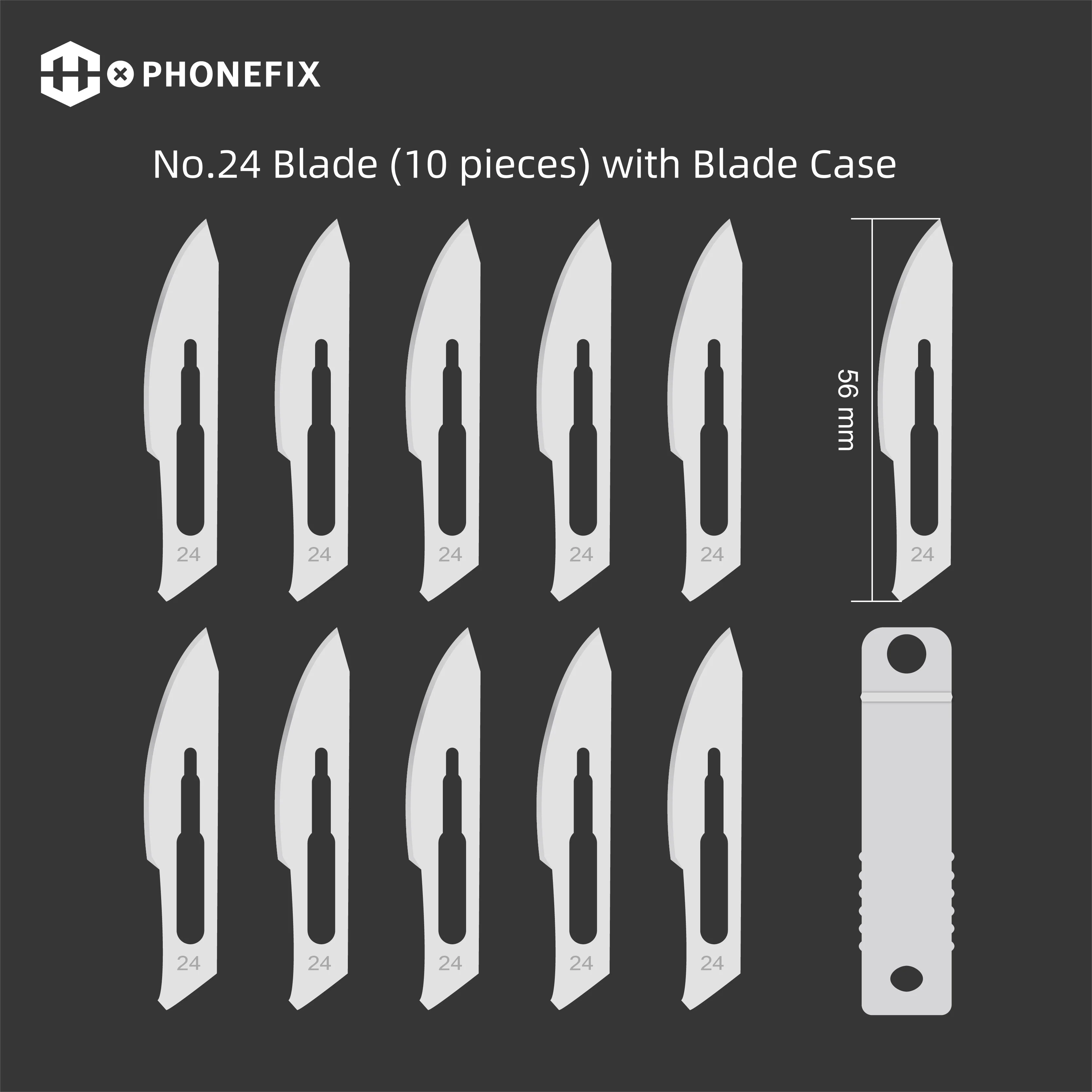 10pcs Universal Removable Metals Blades Scalpel Pry Knife for Phone DIY BGA PCB Glue Removing Sharp Surgical Knife Carve Tool