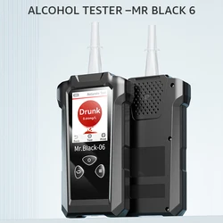 Alcohol Tester, Two Testing Methods (with and without a blowpipe) Breathalyzer, Rechargeable Lithium-ion Battery, Type-C