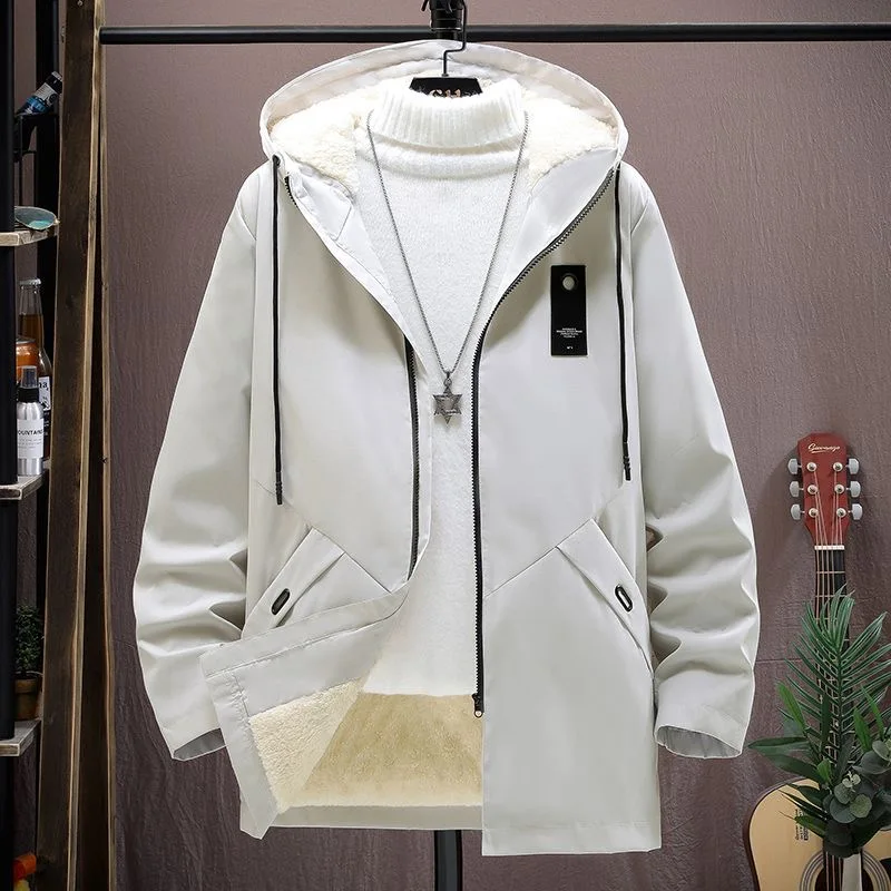 2023 Autumn and Winter New Fashion Trend Thickened Warm Jacket Men\'s Casual Loose Comfortable High Quality Plus-Size Coat M-4XL