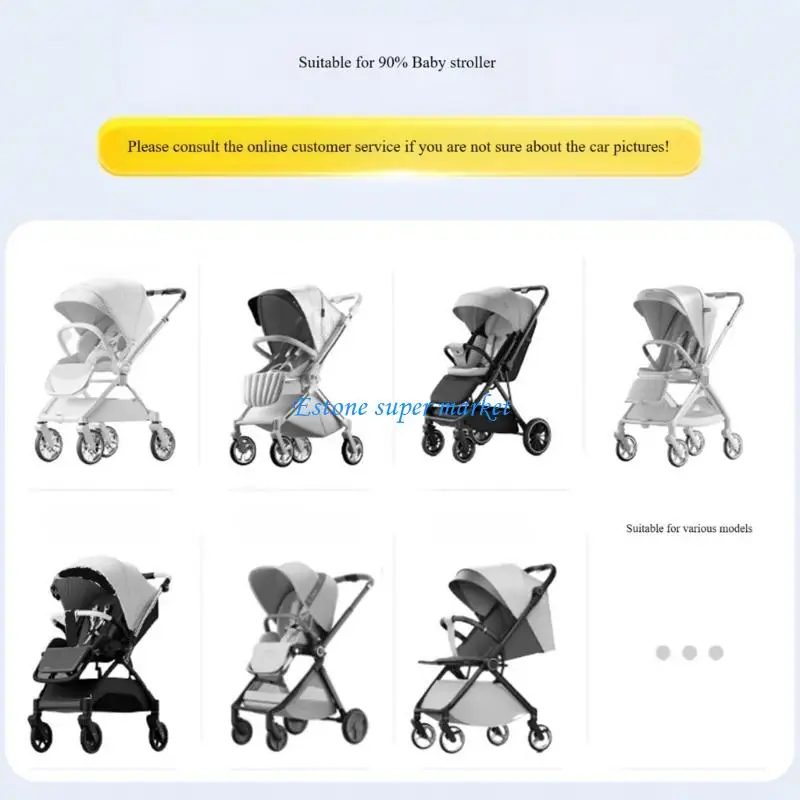 신생아 통기성 충격 흡수 패드용 090B 면 유모차 쿠션