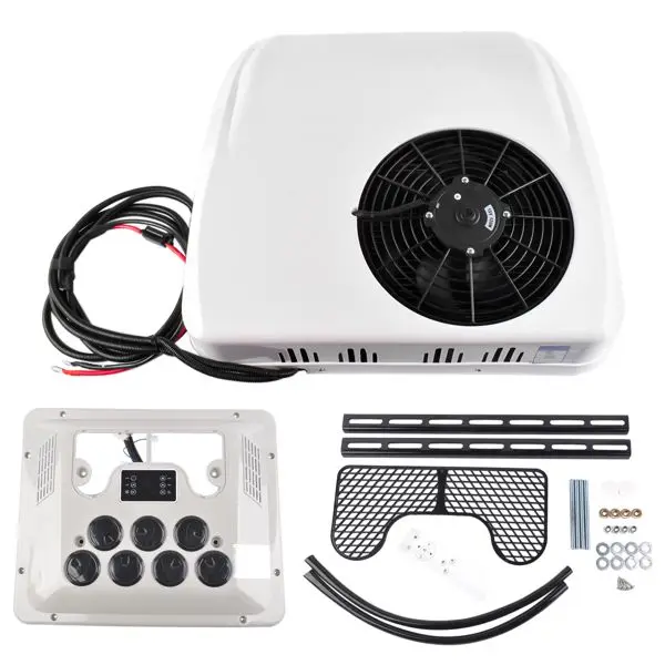 New 12V Electric Rooftop AC Unit RV Air Conditioner for Caravan Trailer RV for Mobile Living