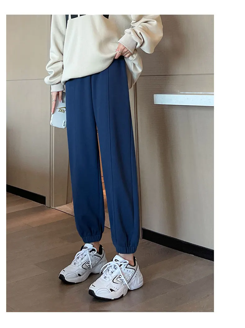 Frauen Jogging hose Herbst neue Baggy Mode Overs ize Sport hose weibliche Winter dicke Jogger Streetwear Hose Freizeit hose