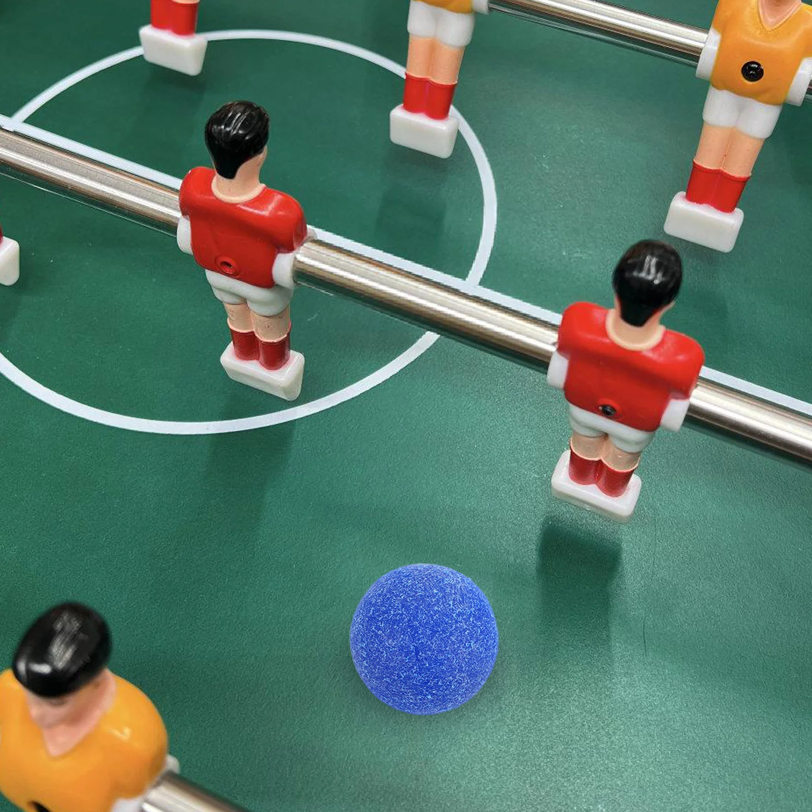 

5pcs Mini Plastic Frosted Foosball Balls Replacement For Tabletop Soccer Durable Small Table Football Balls Office Home School