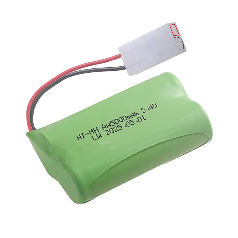 Upgrade 2.4v 5000mah NiMH Battery For Rc Toy Cars Tank Truck Robots Guns Boats Parts AA Ni-MH 2.4v Rechargeable Battery Pack