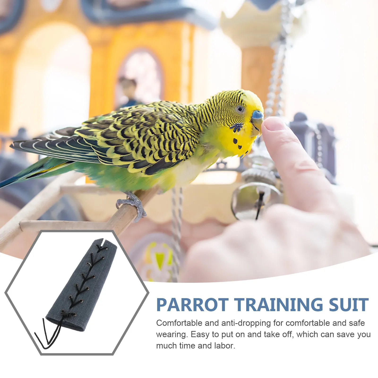 

Parrot Arm Protector Anti Scratch Cloth Pet Arm Pad Bird Diaper Comfortable Safe Wear Easy On Off Multi Functional Versatile