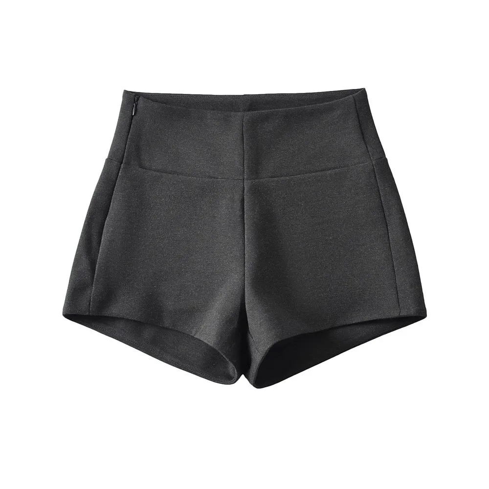 Hohe Taille ort Hosen für Damen, enge A-Linie-Hotpants, Sommer 2023, lässige, gerade Beinstraffung, schlankmachende Hotpants
