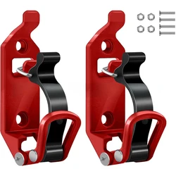 2-4PCS Fixed Installation Fixture Fixture, Roof Luggage Rack Tool Clamp Buckle, Shovel Bracket Car Trailer Wall Mounting Bracket