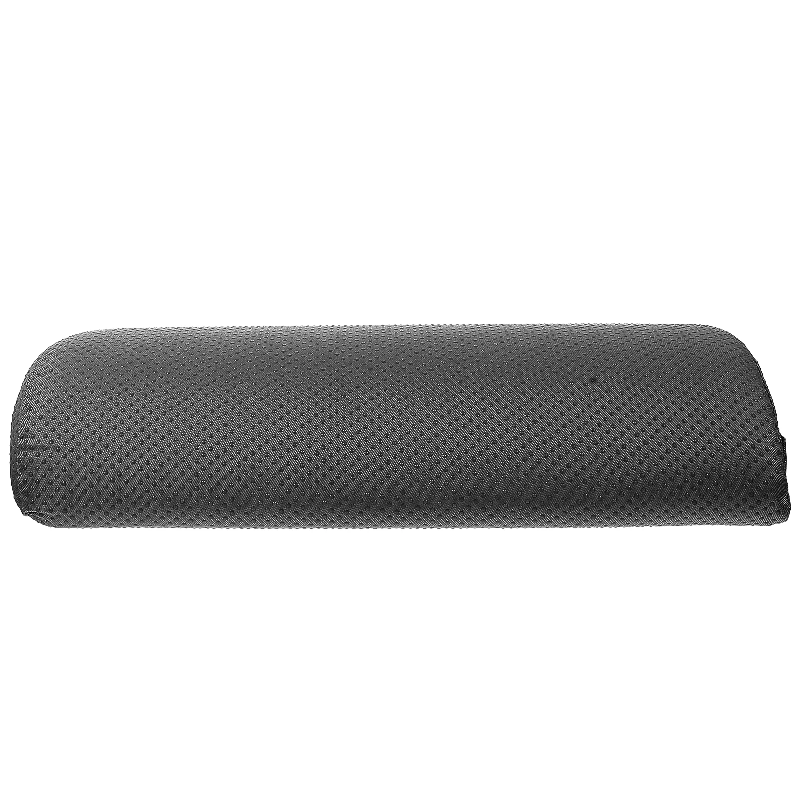 

Footrest Black Anti Slip High Density Half Cylinder Pillow Cushion for Office Desk Resting Leg Support Comfort