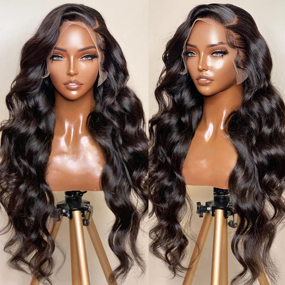 Body Wave 13x6 HD Lace Frontal Wig Human Hair 100% Brazilian 13x4 Lace Front Wigs For Women Human Hair Pre Plucked 200% Density