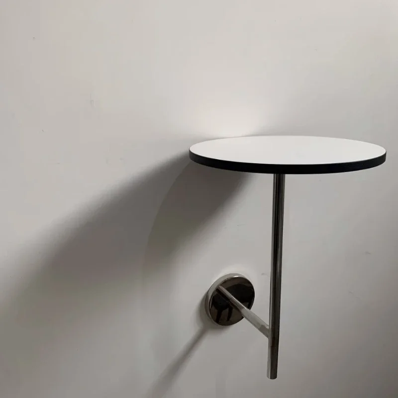 

Customizable Tables à thé simples murales, Tables d'appoint pour magasin de thé au lait, support en acier inoxydable