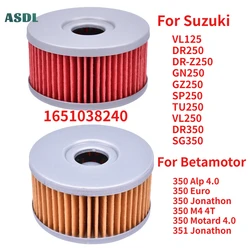 Motorcycle Oil Filter For Suzuki VL125 DR250 DR-Z250 GN250 GZ250 SP250 TU250 VL250 DR350 SG350 For Betamotor 350 Alp Euro M4