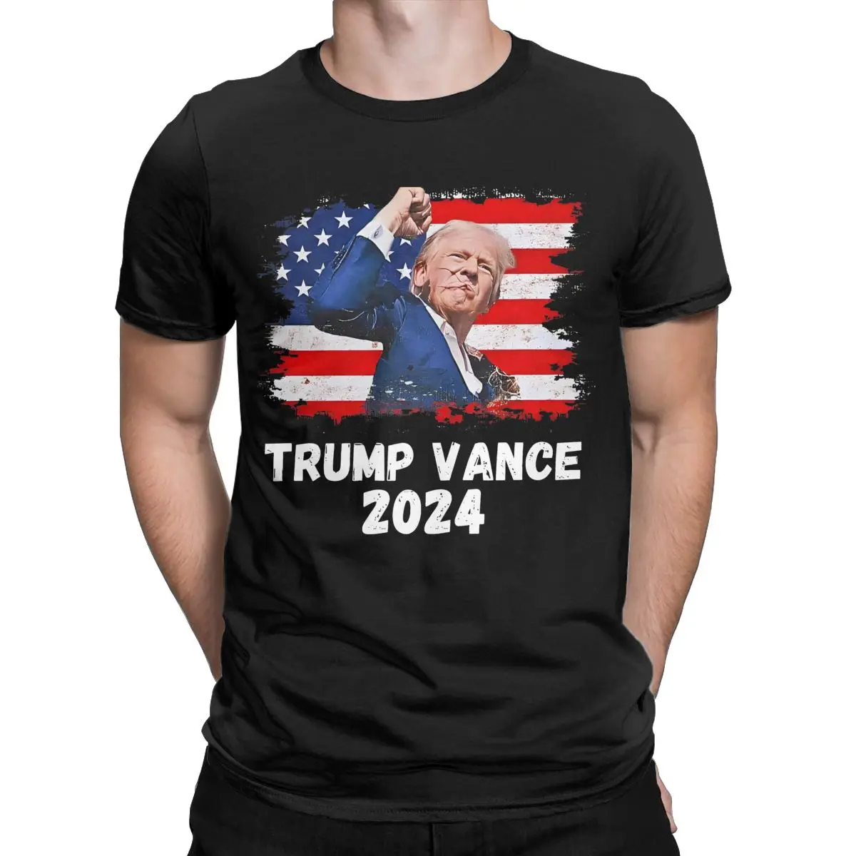 New Arrival Men Women's Trump Vance 2024 T-Shirts Apparel Cool Pure Cotton Trump Vice President T Shirt Top Tee Clothes