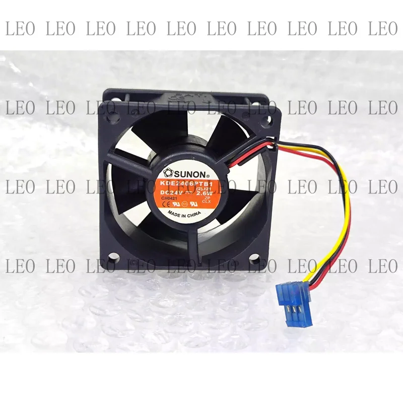 MY For SUNON KDE2406PTB1 6025 DC24V 2.6W 60*60*25MM 3-Pin Inverter Cooling Fan