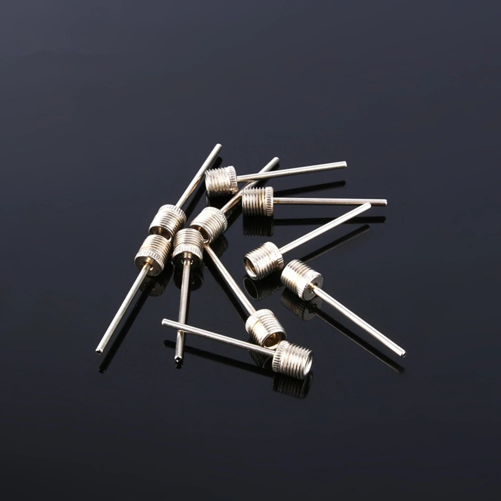 

100pcs Air Inflation Needle Durable Leakproof Inflating Pump Adaptor For Sports Balls Basketball Football Soccer Stadium Gym