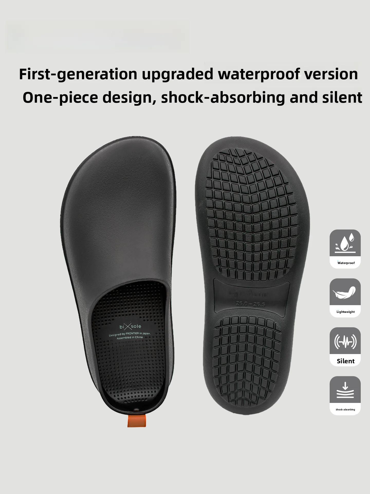 

Bisole Chef Shoes EVA Thick Bottom Indoor Outdoor Wear Slip-On Clog Shoes Surgical Slippers Half Slippers Comfortable Home Sl...